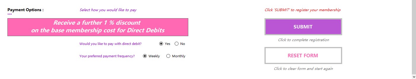 The bottom of the add a member screen